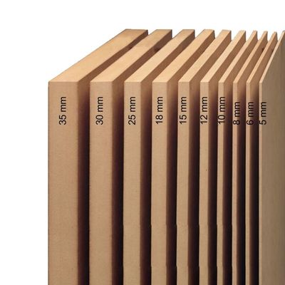 직접 공급 4*8ft 6mm 9mm 12mm 15mm 18mm 두께 1.5-25mm의 원료 Mdf 보드
