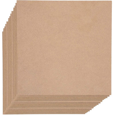 밀도 680-830KG/M3 하드 보드 18mm 평면 Mdf 원료 나무 섬유 보드 1220*2440mm