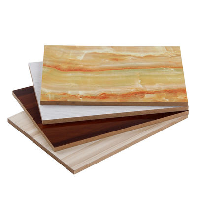 18mm 평면 MDF 패널 및 흰색 나무 곡물 색상 메라민 MDF 보드 1개
