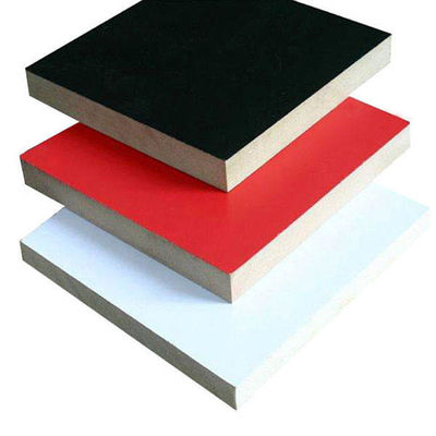 메라민 Mdf 보드 18mm 중밀도 섬유 보드 공급을위한 흰색 나무 곡물 색상